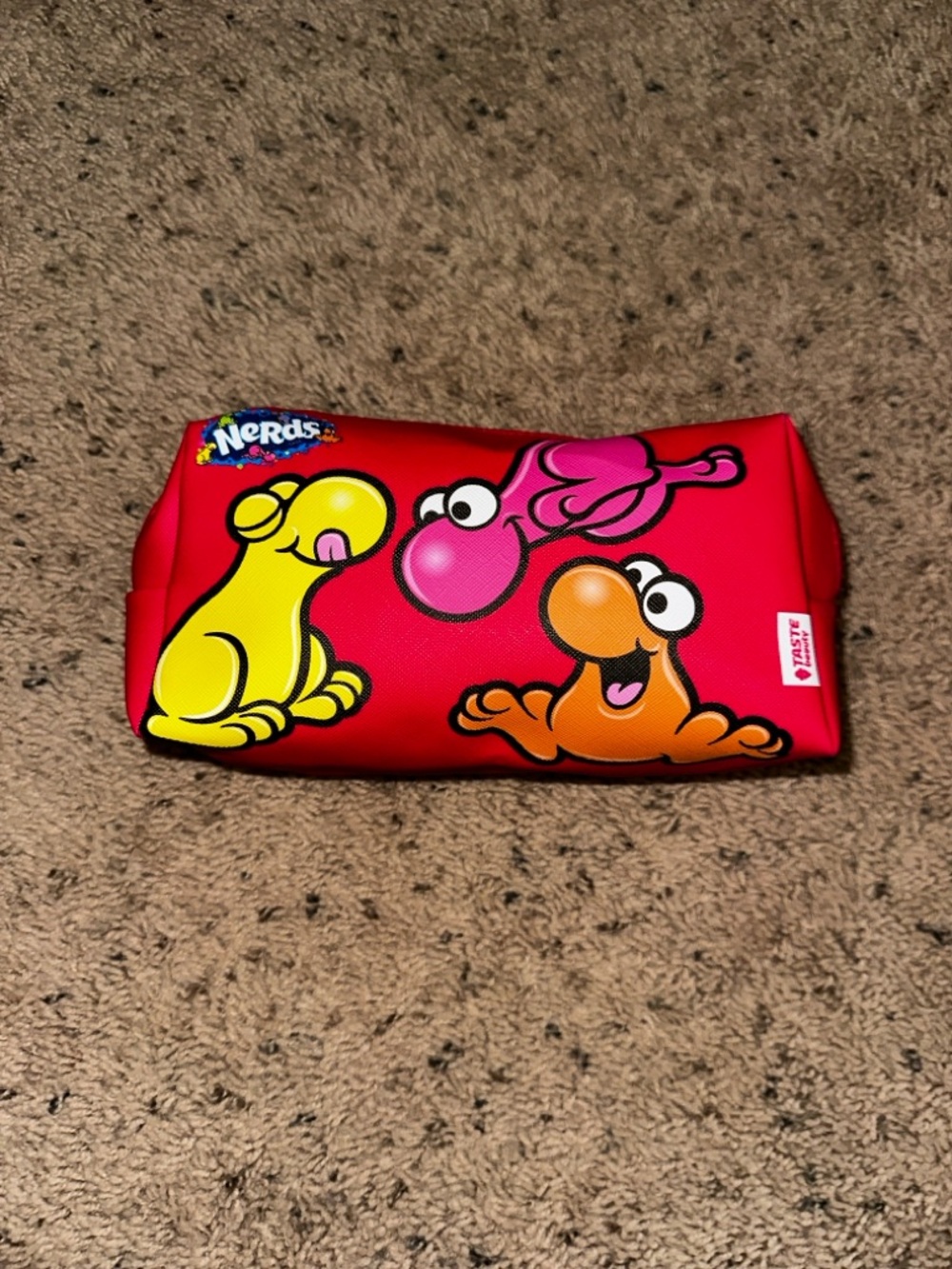 Nerds Red Candy Character Cosmetic Pouch